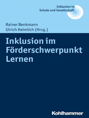 cover image of Inklusion im Förderschwerpunkt Lernen